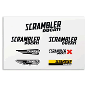 SCR MULTI LOGO STICKER SET@@@@@@@@@@SCRAMBLER DUCATI COLLECTION ׁI [987691867]