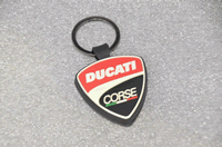DUCATI CORSE SHIELD ラバー製キーリング [987698040a]