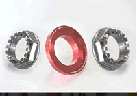 6ポイント チタンナット左右＆アルミテーパーコーンセット(リアアクスル)　　★適合及び詳細についてはメーカーサイトでご確認ください [AT-DU206]