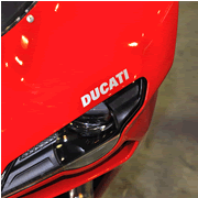 DUCATI DECAL（シルバーグレイ）　フロントカウル用　　For　848／848evo／1098／1098R／　　　1198／1198s／1198sp／1198R