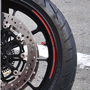 RIM STICKER　　ホイールリムステッカー【DUCATI ロゴ有り】　　　　　※【注意】4枚セットの価格です（車両１台分、前後左右で４枚必用です）　　ステッカーのベースが黒ですので黒いホイールにお薦めです。 [43814721a_mt]