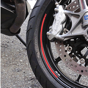 RIM STICKER　　ホイールリムステッカー【DUCATI ロゴ無し】　　　　　※【注意】4枚セットの価格です（車両１台分、前後左右で４枚必用です）　　ステッカーのベースが黒ですので黒いホイールにお薦めです。 [43814821a_mt]