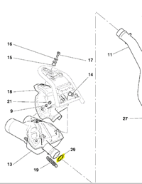 EXpCvƃTCT[̊Ԃ̃KXPbgF@@@@@MULTISTRADA 1100V[Yp [79010131a]