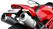 MOTOCRAZY フェンダーレスキット（Monster696／1100）　ブラック　型番：SFD-K09BK [sfd-k09bk]